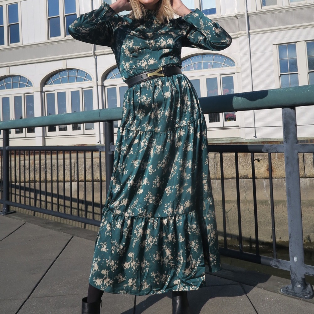 Trendy Green Dress